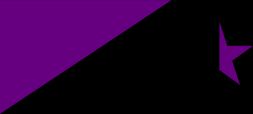 drapeau violet et noir